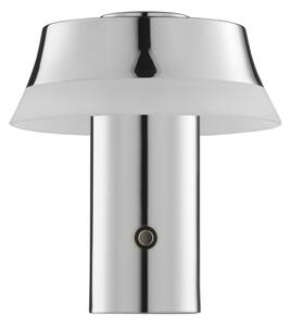 Brilliant - LED настолна лампа KINICH с докосване, димер и акумулатор, LED/2,5W/5V 2700K, лъскав хром
