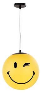 ONLI - Детски полилей на кабел SMILEY 1xE27/15W/230V жълт