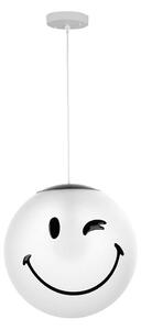 ONLI - Детски полилей на кабел SMILEY 1xE27/15W/230V бял