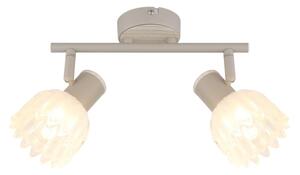 Globo 54317-2 - Точково осветително тяло PLANTA 2xE14/40W/230V