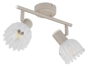 Globo 54317-2 - Точково осветително тяло PLANTA 2xE14/40W/230V