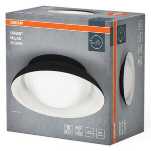 Osram - Плафон ORBIS MILAN 2xE27/10W/230V Ø 30,5 см, черен