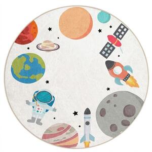 Детско килимче за игра подходящо за пране ø100 cm Space Trip – Mila Home