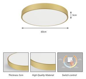Brilagi - LED таванен осветител POOL LED/60W/230V 3000/4000/6000K, диаметър 60 см, златист