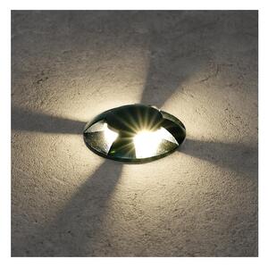 Brilagi - LED външно осветително тяло за настилка GROUNDRAY LED/1W/230V черно IP67