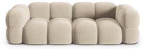 Бежов кадифен диван 250 cm Loretto – Cosmopolitan Design