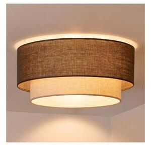 Brilagi - LED таванно осветително тяло BOHO ECO 1xE27/10W/230V Ø 40 см кафяво/кремаво