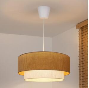 Brilagi - LED полилей на кабел BOHO ECO 1xE27/10W/230V Ø 40 см бежов/кремав