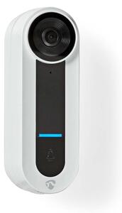 Nedis WIFICDP40CWT - Безжичен видео звънец Full HD 1536p Wi-Fi IP65