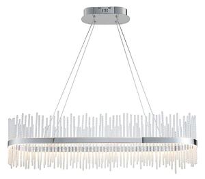 Endon 107109 - LED полилей на тънък кабел LED/47W/230V 3000K лъскав хром