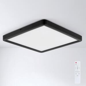 Brilagi - LED димируемо таванно осветително тяло ESTELA SQUARE LED/36W/230V 31x31 cm черно + дистанционно управление