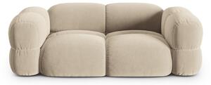 Бежов кадифен диван 210 cm Loretto – Cosmopolitan Design