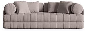 Сиво-бежов сгъваем диван от прежда с примки от букле 206 cm Kemi – Cosmopolitan Design