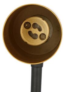 Аплик TINA 1xGU10/15W/230V черен/златист