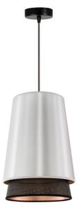 Duolla - Пендел BELL SHINY 1xE27/15W/230V Ø 25 см сребрист/черен