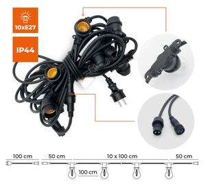 Екстериорен декоративни лампички MIMOSA 10xE27/1,3W/230V IP44 10 m