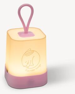 Atmosphera - LED Doty. Детска презареждаема нощна лампа RABBIT LED/3,7V 1200mAh розова