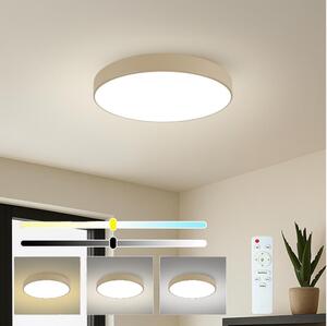 Brilagi - Димируемо LED осветително тяло POOL LED/60W/230V 3000-6000K Ø 60 см бежово + дистанционно управление