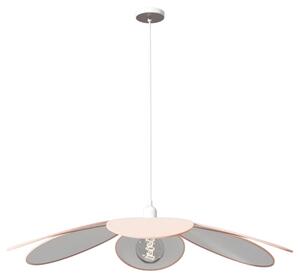 Atmosphera - Детски полилей с кабел PETAL 1xE27/40W/230V Ø 64 cm розов