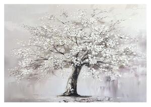 Картина с ръчно изрисувани елементи 70x100 cm White Tree – Styler