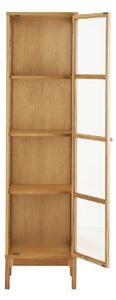 Висока витрина „Cabinet“, в естествен цвят, 40x47x180 см