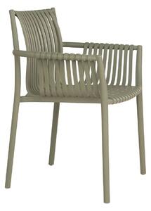 Scaun gradina Tulsa, Verde, 59.5x56.5x82.5 cm