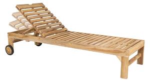 Sezlong Andorra, Natural, 200x62x30 cm
