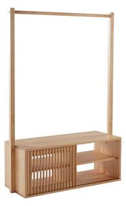 Комплект за коридор от масивен бор в светло естествен цвят 108x200x42 cm Svanshall – Jotex