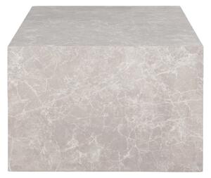 Masuta de cafea Prague, Alb, 80x60x40 cm