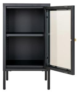 Dulap vitrina Cabinet, Negru, 35x38x70 cm