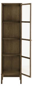 Dulap vitrina Cabinet, Maro inchis, 40x47x180 cm