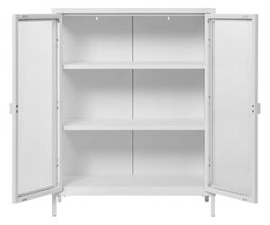 Dulap vitrina Brisbane, Alb, 40x80x101 cm