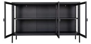 Bufet Brisbane, Negru, 40x140x85 cm