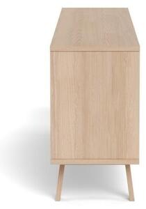 Bufet Lamberth, Stejar deschis, 75x200x40 cm