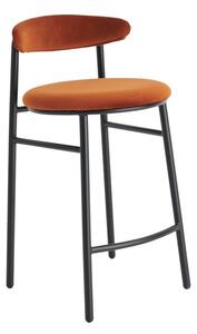 Метален бар стол в цвят кафяв коняк (височина на седалката 66 cm) Doggi – Ellos Home