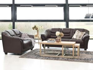 Set 3 piese Masute de cafea Cornus, Alb, 50x120x60 cm