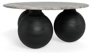Masuta de cafea Konya, Gri, 42x95x95 cm