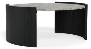 Masuta de cafea Zafra, Gri, 42x95x95 cm