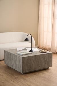 Masuta de cafea Dice, Gri, 42x90x90 cm