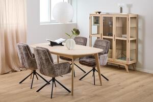 Dulap cu vitrina Marte, Alb, 148x140x40 cm