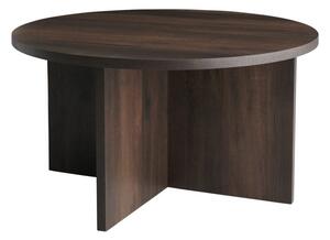 Кафява кръгла масичка за кафе от МДФ ø 85 cm Poppy – Ellos Home