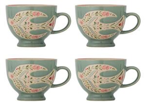 Зелени керамични чаши в комплект 4 бр. 400 ml Rosalynde – Bloomingville