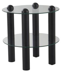 Стъклена кръгла странична масичка ø 48 cm Egan – Jotex