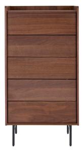 Скрин от декор от орех в тъмно естествен цвят 60x118,5x45 cm Örgryte – Jotex