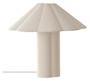 Кремава ленена настолна лампа (височина 38 cm) Gerd – Jotex