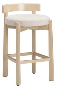 Бежов тапициран бар стол (височина на седалката 66 cm) Hugg – Ellos Home