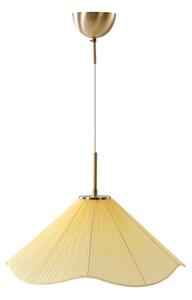 Жълто текстилно висящо осветително тяло ø 50 cm Lunaria – Jotex