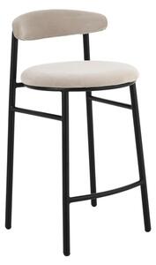 Бежов метален бар стол (височина на седалката 66 cm) Doggi – Ellos Home