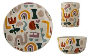 Глинен детски комплект за хранене 3 бр. Filur – Bloomingville Mini