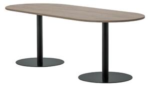Трапезна маса с дъбова дървена плоскост 90x220 cm Tablo – WOOOD